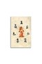 ALAYRA Japanese Bushido Samurai Warrior The Seven Virtues of Bushido Canvas Wall Art Poster Prints Picture Decoration for Living Room Bedroom Unframed61X40.6 CM