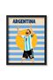 ALAYRA Poster Master Sports Poster - Argentina Print - Soccer Art - Football Art - Lionel Art - Soccer Player Art - Athlete Art - World Cup Art - Great Living Room or Gym Wall20.3X25.4 CM