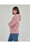 Women's Zippered Plush Plain Hoodie - 2