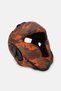 Face Protection Boxing Helmet Orange, Black, Brown Camouflage Pattern Model - 2
