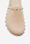 Women's Closed Toe Studded Sabo Slippers Real Suede Leather Zy 4133 Vi̇zon - 2