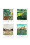 ALAYRA Wall Art Unframed Prints Giclee Art Paper Set of 4, Landscape Artwork, Modern Decoration Trees Beautiful Flowers Retro Famous Painting Giclee Prints Vincent Van Gogh Poster20X25 CM