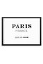 ALAYRA Sincerely, Not Paris City Miles Wall Art Print Travel Poster Sign UNFRAMED Minimalist Trendy Fashion Glam Artwork for Bedroom Living Room or Home Office (11"x14" PARIS)30X40 CM