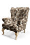 Mosaic Patterned Digital Printed Upholstery Fabric. Soft Keyed Cotton Lined Non-Stretch Fabric - 5