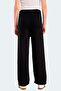 Ville Czg Women's Wide Leg Black Sweatpants - 5