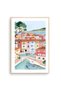 ALAYRA French Riviera Art Print, Port Grimaud, France Wall Art France Travel Poster, Home Decor, Travel Gift, Travel Poster, Provence, Housewarming (Unframed) ()45.7X30.5 CM