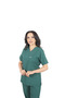 D/114 Unisex Doctor Nurse Student Thermocotton Fabric Scrubs Set - 4