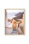 ALAYRA Posters of Beach Scenes and Wall Art of Italy - Beautiful Scenery and Lake Beach Decor | Mediterranean Wall Art of Italian Landscape Picture | Unframed 12"x16"40.6X30.5 CM