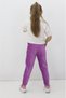Girl's Stretch Fabric & Corded Fabric & Elastic Waist Velvet Tights - 4
