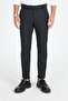 Men's Premium Black Ankle Length Relaxed Fit Slim Fit Fabric Trousers - 8