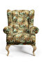 Mosaic Patterned Digital Printed Upholstery Fabric. Soft Keyed Cotton Lined Non-Stretch Fabric - 2