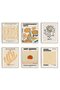 ALAYRA Van Gogh Wall Art Prints, Flower Market Wall Art Prints, Matisse Posters for Room Aesthetic Unframed, , Set of 630X40 CM