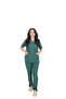 D/114 Unisex Doctor Nurse Student Thermocotton Fabric Scrubs Set - 2