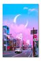 ALAYRA Japan Art Posters Tokyo City Posters, Urban Landscape, Fuji Mountain View Wall Art Aesthetic Canvas Poster for Living Room Bedroom Dormitory Prep Room Decoration ,Tokyo45.7X30.5 CM