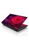 ALAYRA Laptop 15 15.6 Skin Cover with Colorful Pink Rose Floral Pattern for HP Dell Lenovo Apple