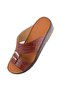 A E T Handmade Arabic Sandals For Men, Outdoor Mens Slippers, Full Genuine Crocodile Leather - 3