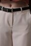 Powder Double Pocket Belted Palazzo Trousers Vs00527 - 4