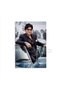ALAYRA Actor Shah Rukh Khan Poster Indian Actor Posters Black And White Figure Art Poster 1 Canvas Poster Bedroom Decor Office Room Decor Gift Unframe-style ()61X40.6 CM