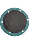 Stacked Velvet Pouffe Ottoman – Blue - 4