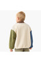 High Neck Sweatshirt with Colourblock Design - 3
