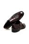 Black Color Lace-Up Genuine Leather Men's Shoes (Copy) - 2