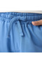 Solid Shorts with Drawstring Closure and Pockets - 5