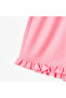 Solid Shorts with Ruffle Hem - 3