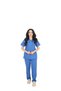 D/114 Unisex Doctor Nurse Student Thermocotton Fabric Scrubs Set