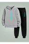 Sweatshirt - Tracksuit Set Kids (Hooded) Believe Printed 3 Thread Ribbed