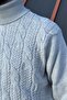 Men'S, Old Money Culture, Full Turtleneck, Wool, Regular Fit, Hi-Quality Sweater 25Pltk22 - 5