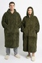 Mbey Wellsoft Wearable Blanket with Hood - Unisex Warm Tv Blanket 1 Piece - One Size