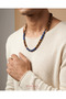 Certified Lapis Lazuli Stone Libra Zodiac Sign Men's Natural Stone Pendant - 2