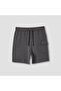 Solid Shorts with Drawstring Closure and Pockets