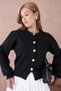 Women's Crew Neck Button Detailed Knitwear Cardigan - 4