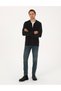 Black Slim Fit Zippered Knitwear Cardigan 50317333-Vr046 - 4