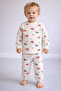 Reported Fabric Patterned Children's Pajama Set - 3