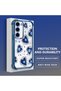 Samsung Galaxy S23 Compatible Transparent Silicone Flutter Protective Case Evil Eye Pattern - 4