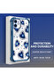 iPhone 12 Compatible Transparent Silicone Flutter Protective Case Evil Eye Pattern - 4