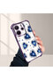 Xiaomi Redmi Note 14 Compatible Transparent Silicone Flutter Protective Case Evil Eye Pattern - 3