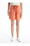 Vizyon New Season Belted Linen Blend Women's Shorts - 2