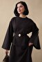 Thessaloniki Wide Sleeve Skirted Bitter Brown Set - 3