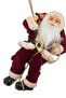 Christmas Hanging Decorative Santa Claus Figure with Sack 45cm