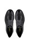 Men's Genuine Leather Black Casual Shoes - 5