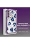 Samsung Galaxy A32 Compatible Transparent Silicone Flutter Protective Case Evil Eye Pattern - 4