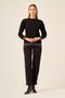Women's Stone Detailed Blouse Black 20845 - 4