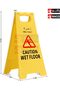 Wet Floor Sign - Double-Sided Folding A-Frame, English & Arabic (10) - 2