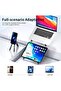 Laptop Stand for Desk, Foldable Aluminum Alloy Magnetic Computer Riser - 3