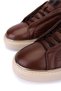 Men's Genuine Leather Brown Sneakers & Sports Shoes - 4