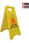 Wet Floor Sign - Double-Sided Folding A-Frame, English & Arabic (10) - 5