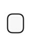 واقي شاشة PanzerGlass بإطار معدني أسود لساعة Apple Watch Ultra مقاس 49 مم - شفاف - 3